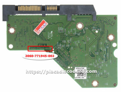 Placa de disco duro 3.5" SATA 1TB WD WD10EZRX, PCB 2060-771945-002 - Imagen 2