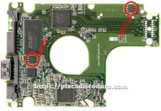 Placa lógica 2060-771950-000 de WD 2.5" USB disco duro