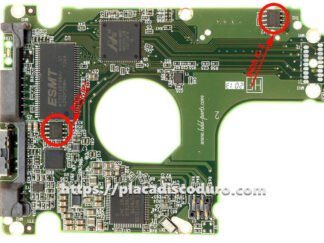 Placa lógica 2060-771950-000 de WD 2.5" USB disco duro
