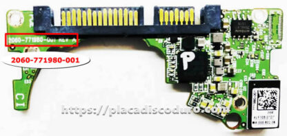 Placa de disco duro 2.5" SATA 1TB WD WD10S21X, PCB 2060-771980-001 - Imagen 2