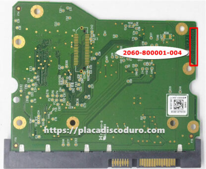 Placa lógica 2060-800001-004 de WD 3.5" SATA disco duro - Imagen 2