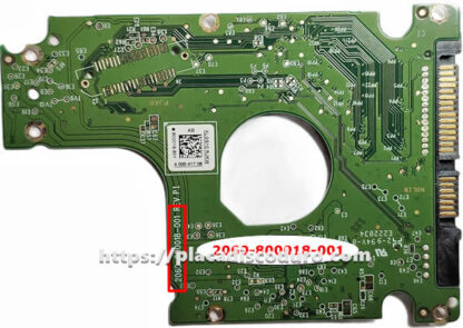 Placa de disco duro 2.5" SATA 320GB WD WD3200LPLX, PCB 2060-800018-001 - Imagen 2