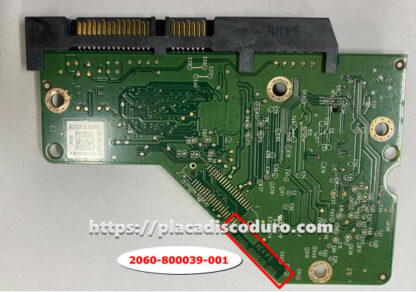 Placa de disco duro 3.5" SATA 1TB WD WD10EZEX, PCB 2060-800039-001 - Imagen 2