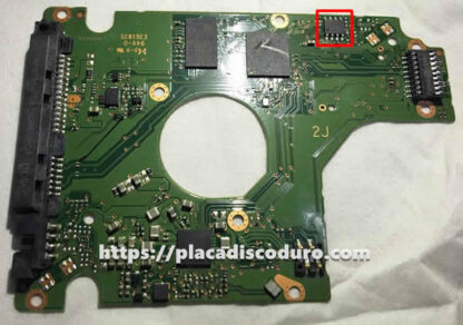 Placa de disco duro 2.5" SATA 1TB WD WD10SPZX, PCB 2060-800066-006 - Imagen 3