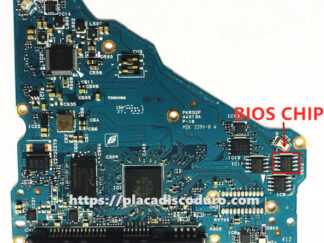 Placa de disco duro 3.5" SATA 8TB Toshiba HDWF180, PCB G4013A