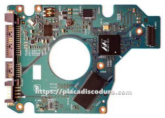 Placa de disco duro 2.5" SATA 60GB Toshiba MK6037GSX, PCB G5B001851000-A